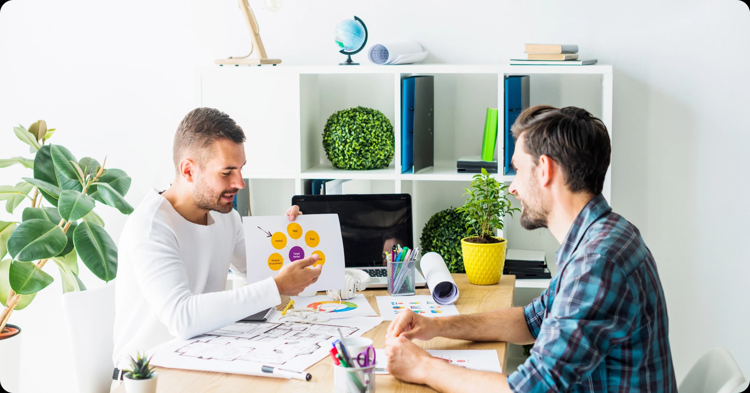 Personalized wellness coaching session between employee and coach
